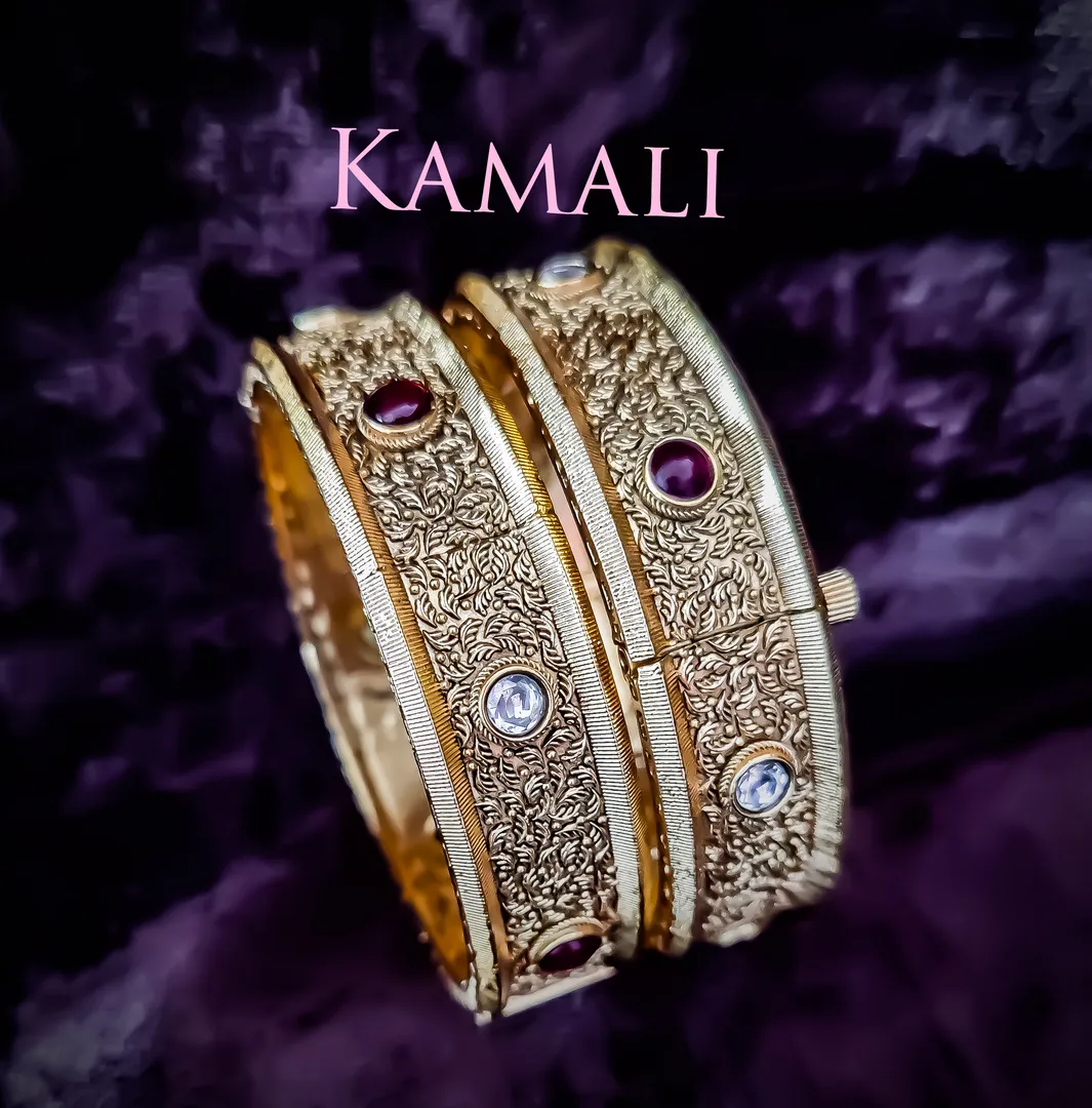 Kundan and Kemp Bangles
Kamali Queen Radiance Col...