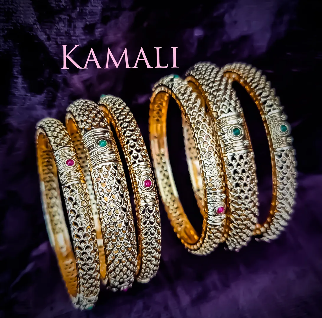 Antique Bangles Set
Artificial Gold Plated Jewell...