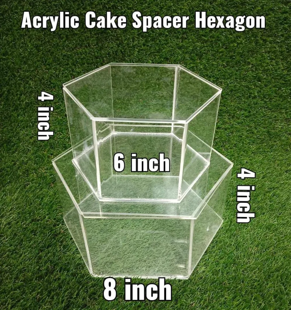Most trending hexagon acrylic spacers available at...