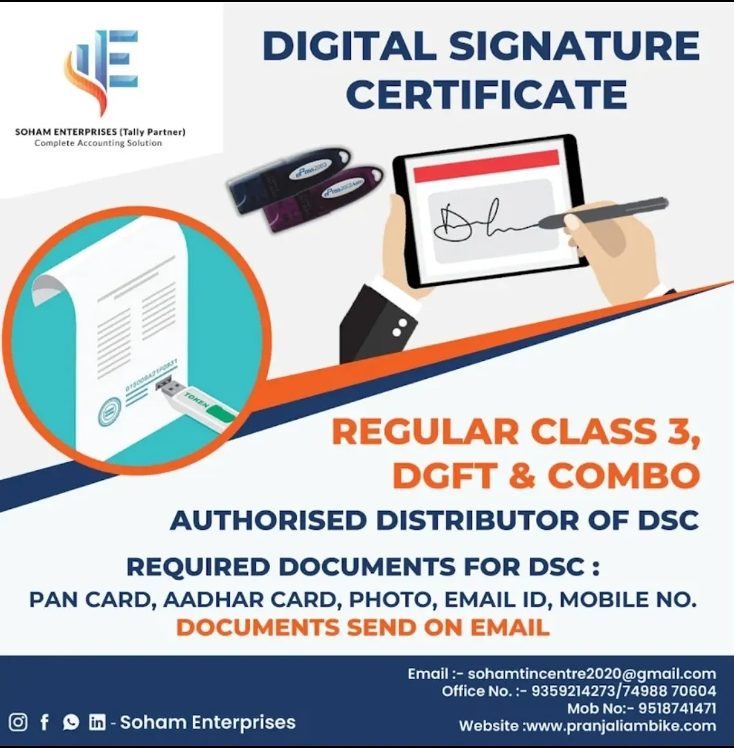 Digital Signature Certificate in Bhosari
We are h...