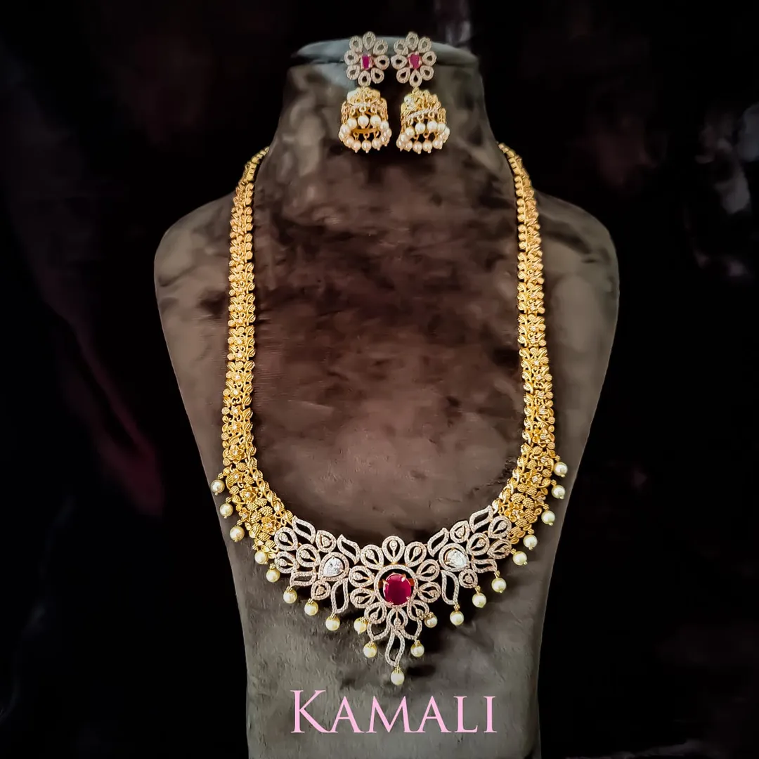 CZ White Stone Haram with Changing Stones in the c...