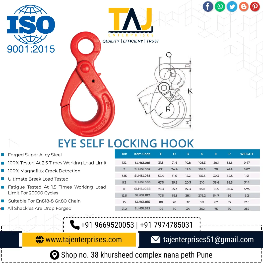 #tajenterprises
#eyeselflockinghook #eyeslinghook ...