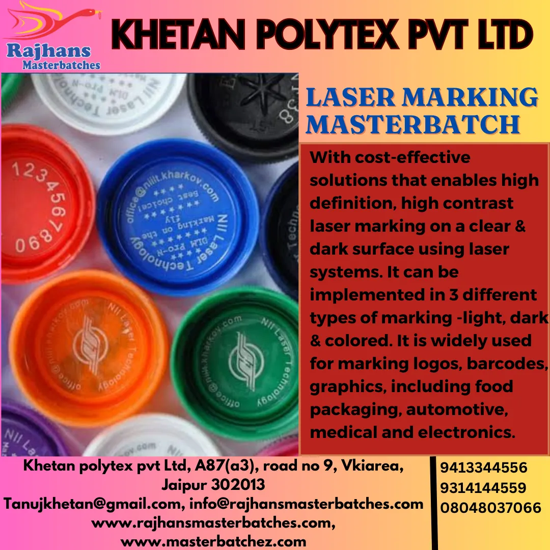 LASER MARKING MASTERBATCH
With cost-effective sol...