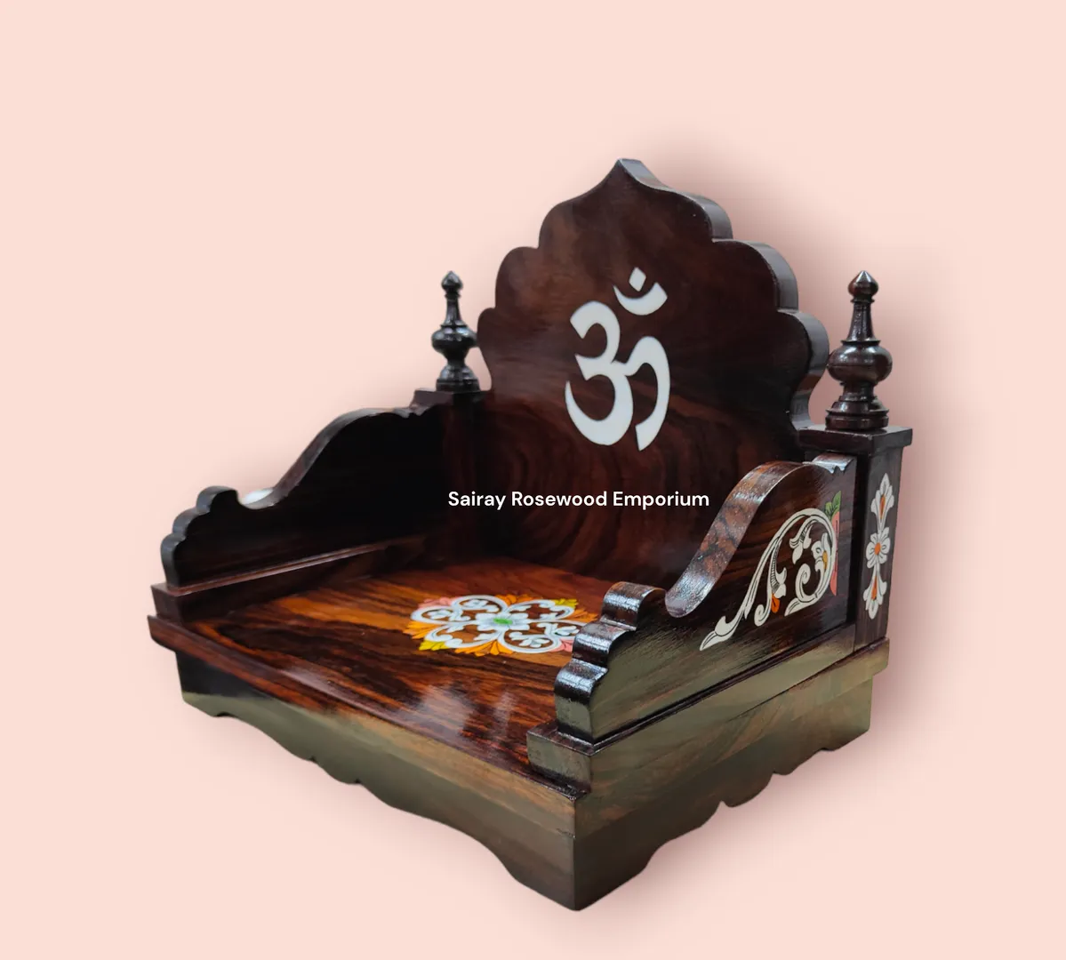 Rosewood Pooja Mandasana
Depth 12"
width 18"
he...