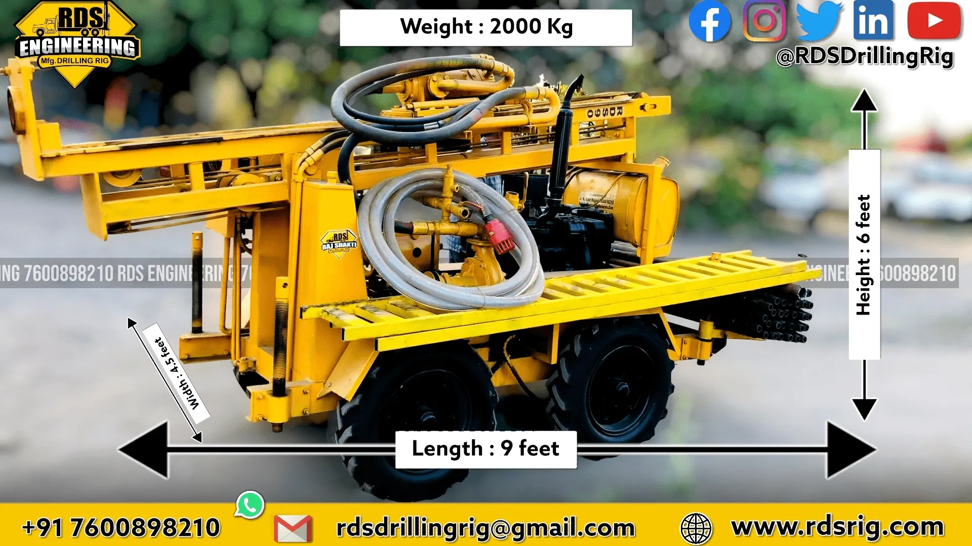 Portable Drilling Rig Manufacturing by RDS Enginee...