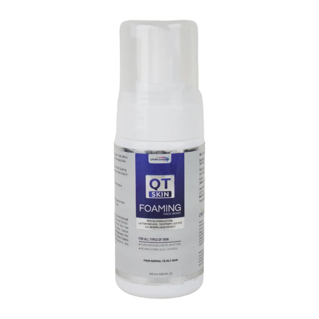 QTSKIN FOAMING FACE WASH FOR ALL TYPING OF SKIN 10...