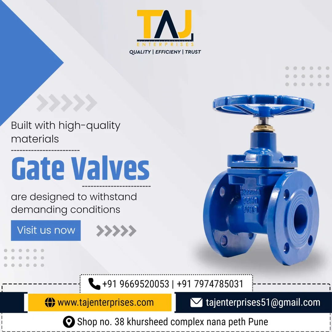 A gate valve is generally used to completely shut ...