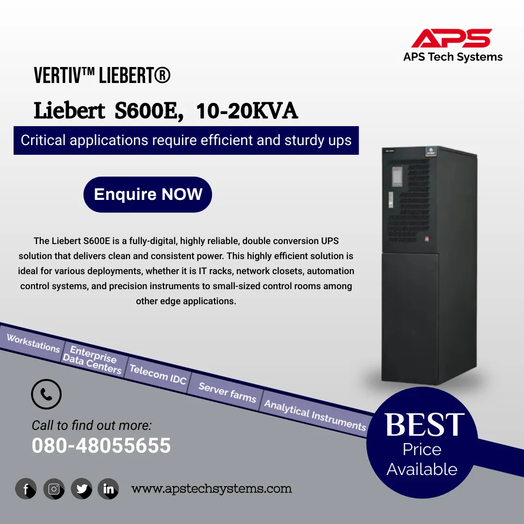 online ups Systems , power solutions
Liebert S600...