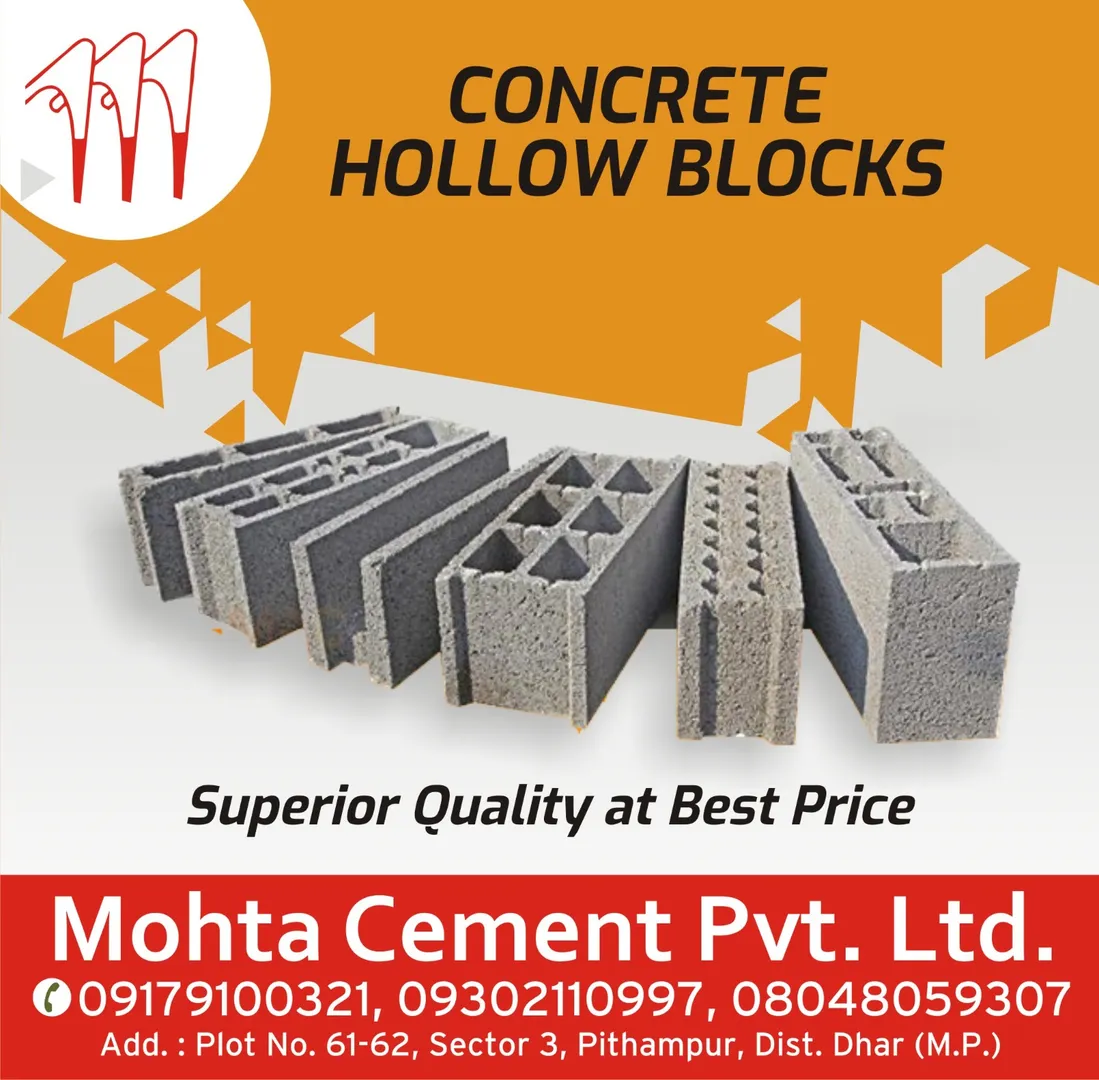 Top Supplier Of Hollow Blocks In Indore
Hollow bl...
