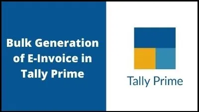 Generate GST e-Invoice Instantly in TallyPrime
1)...