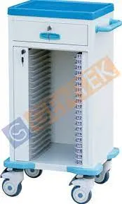 Case History Trolley (20 Cases)
Hold pull on draw...