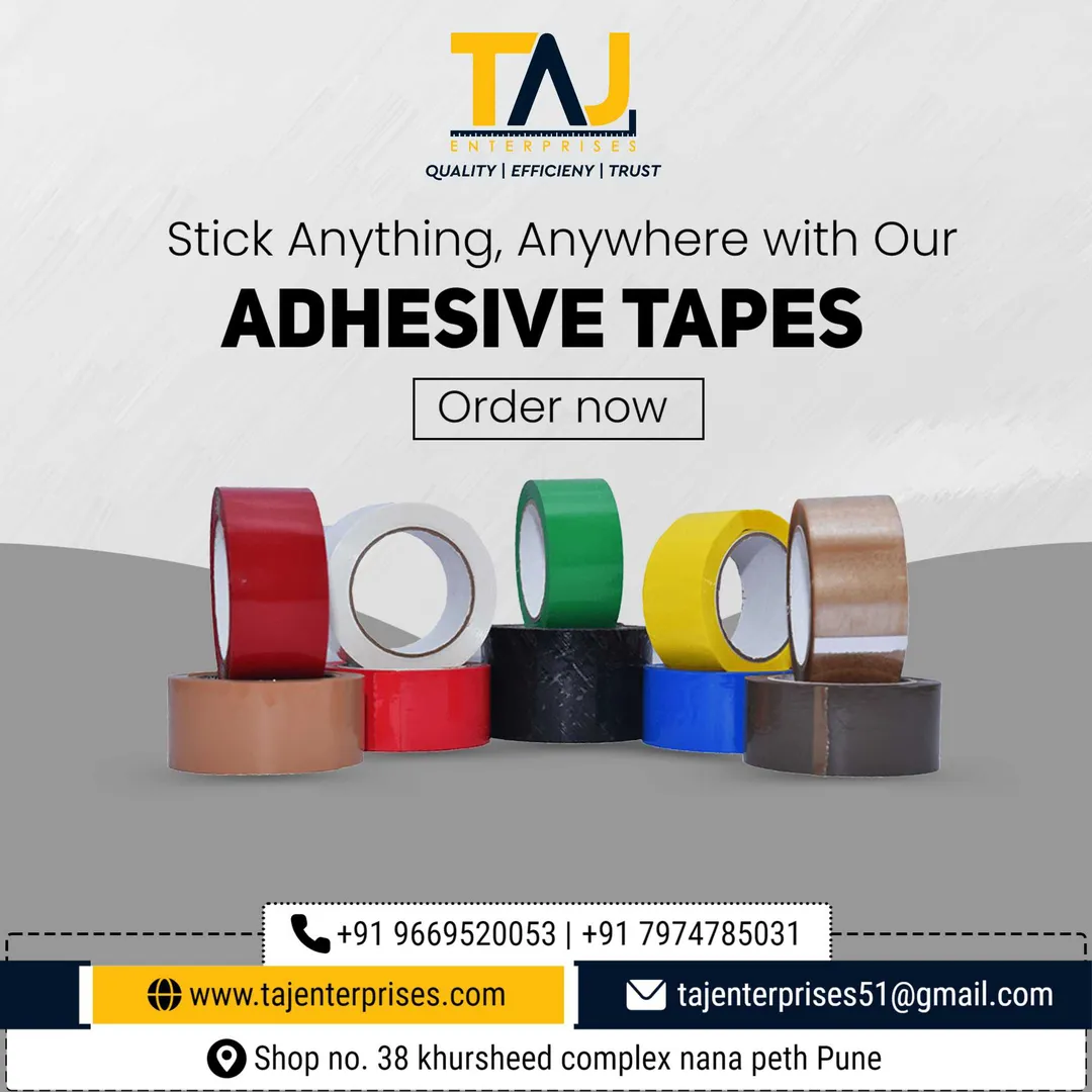 TAJ ENTERPRISES
Adhesive tapes is a combination o...