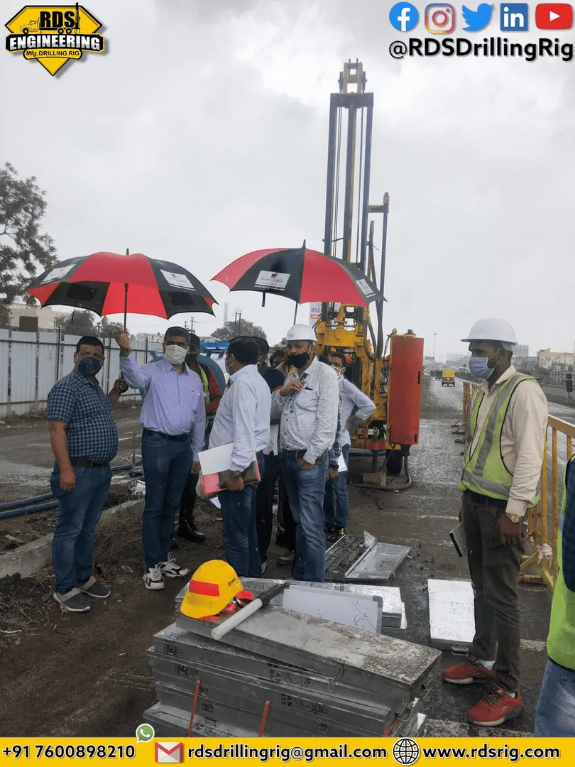 Geotechnical investigation is being carried out fo...