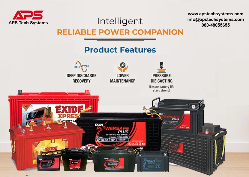 Exide Batteries dealers in hyderabad - APS Tech Sy...