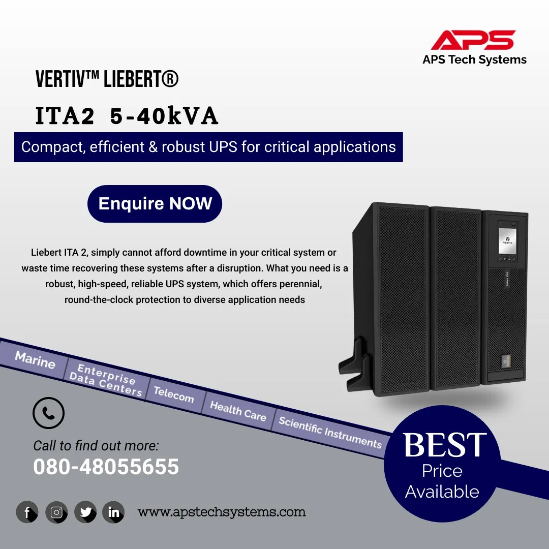 Liebert ITA2 5-40 KVA Online Ups
Capacity, high ...