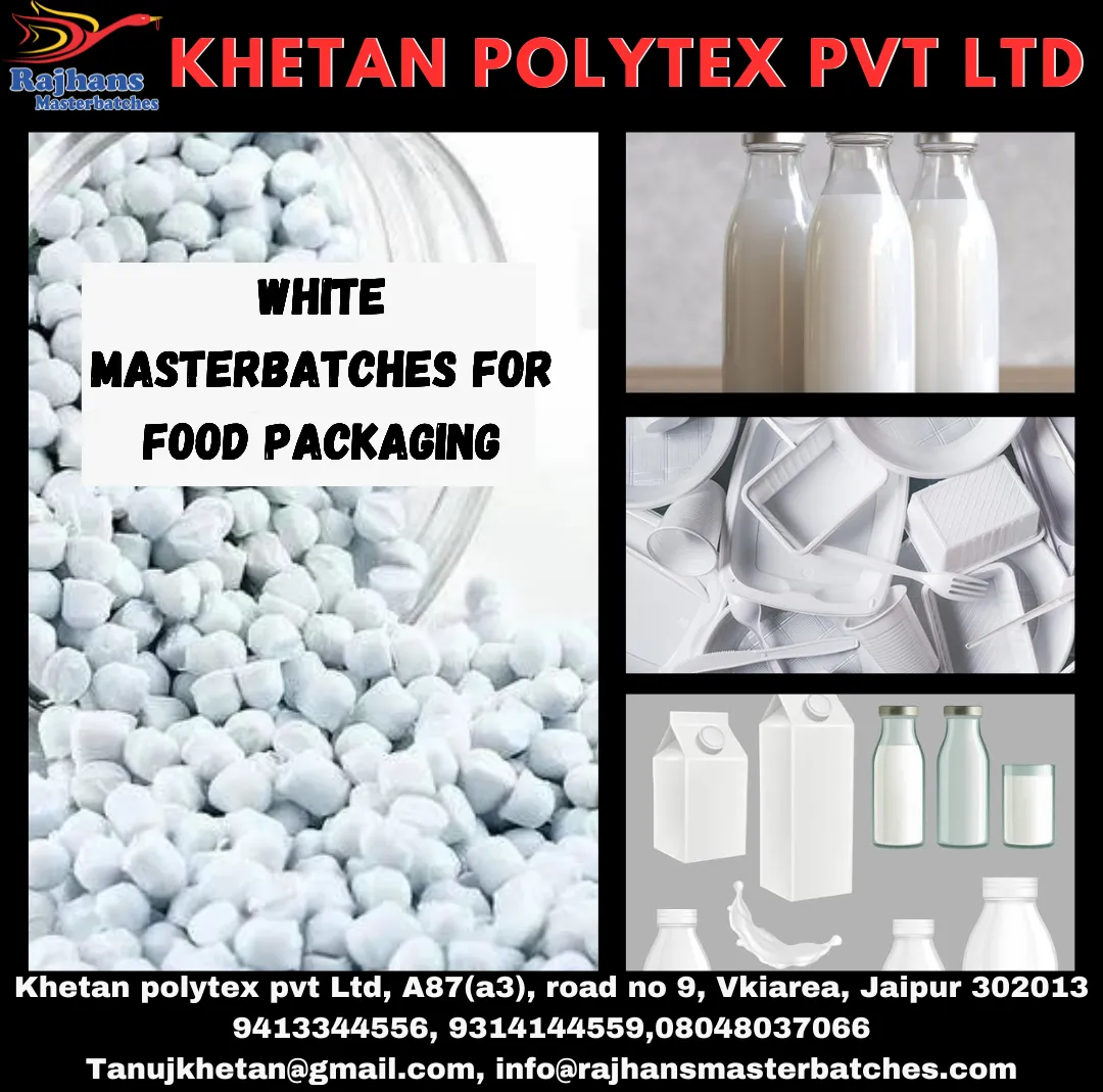 WHITE MASTERBATCHES FOR FOOD PACKAGING #masterbatc...