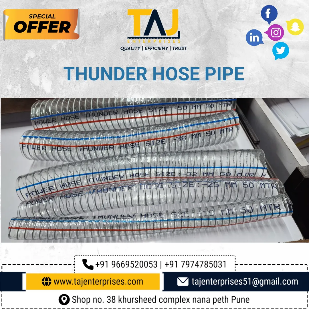 TAJ ENTERPRISES
Applications & Uses Ideal hose fo...