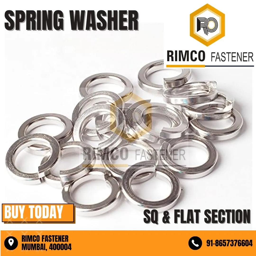 SS 304 Spring Washer Manufacturer In India.
SS 304...