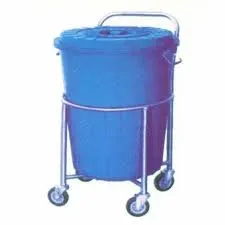 Soild Linen Trolley
• Push handle at one end
• Fr...