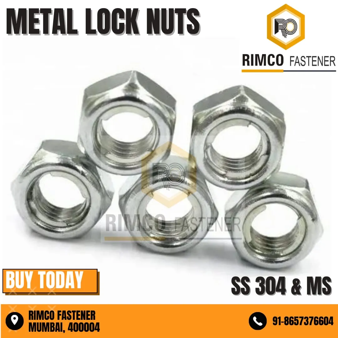 SS 304 Metal Lock Nuts Manufacturer In India.
SS 3...