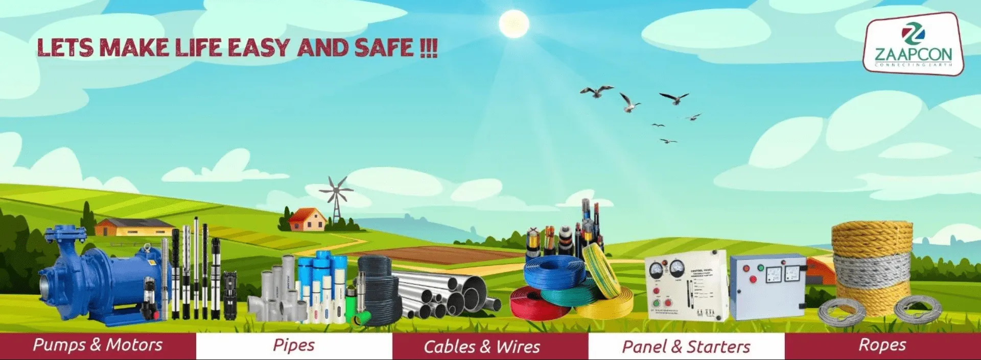 Zaapcon India Pvt Ltd: Starter Panels and Rope for...