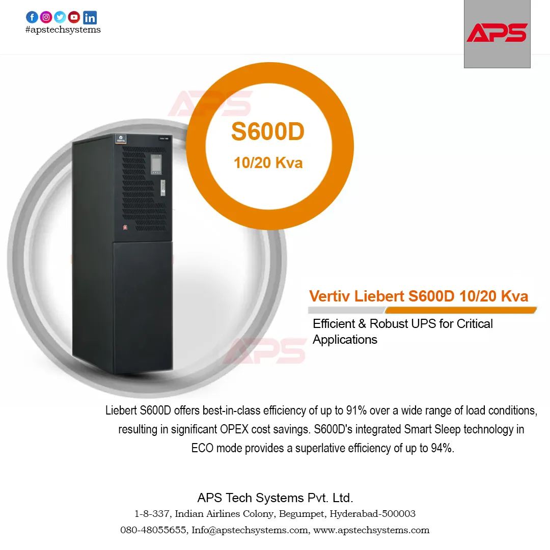 online ups systems Liebert S600D
Find here Online...