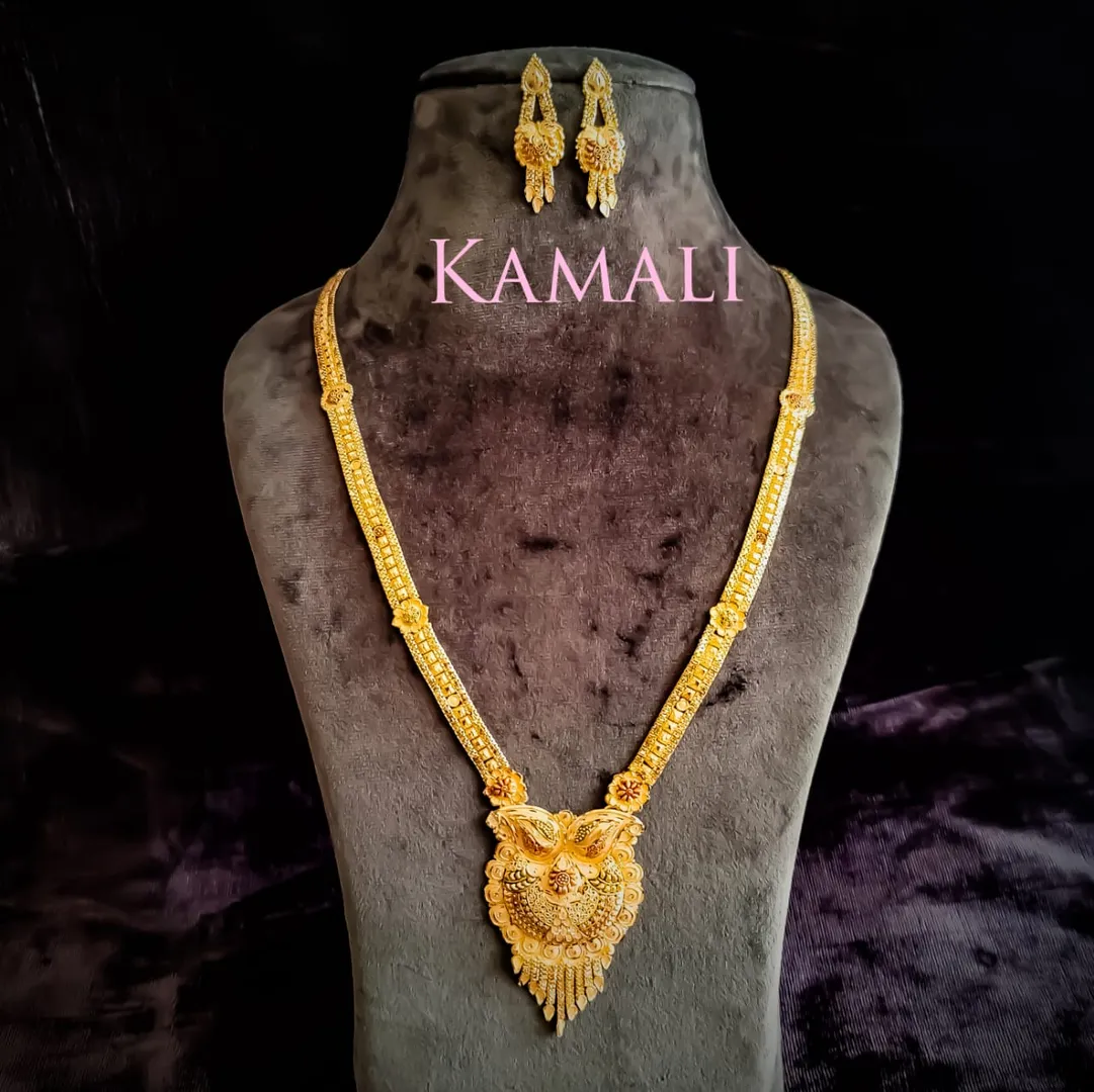 Gold Mix Impon Necklace and Haram sets
Kamali Qu...