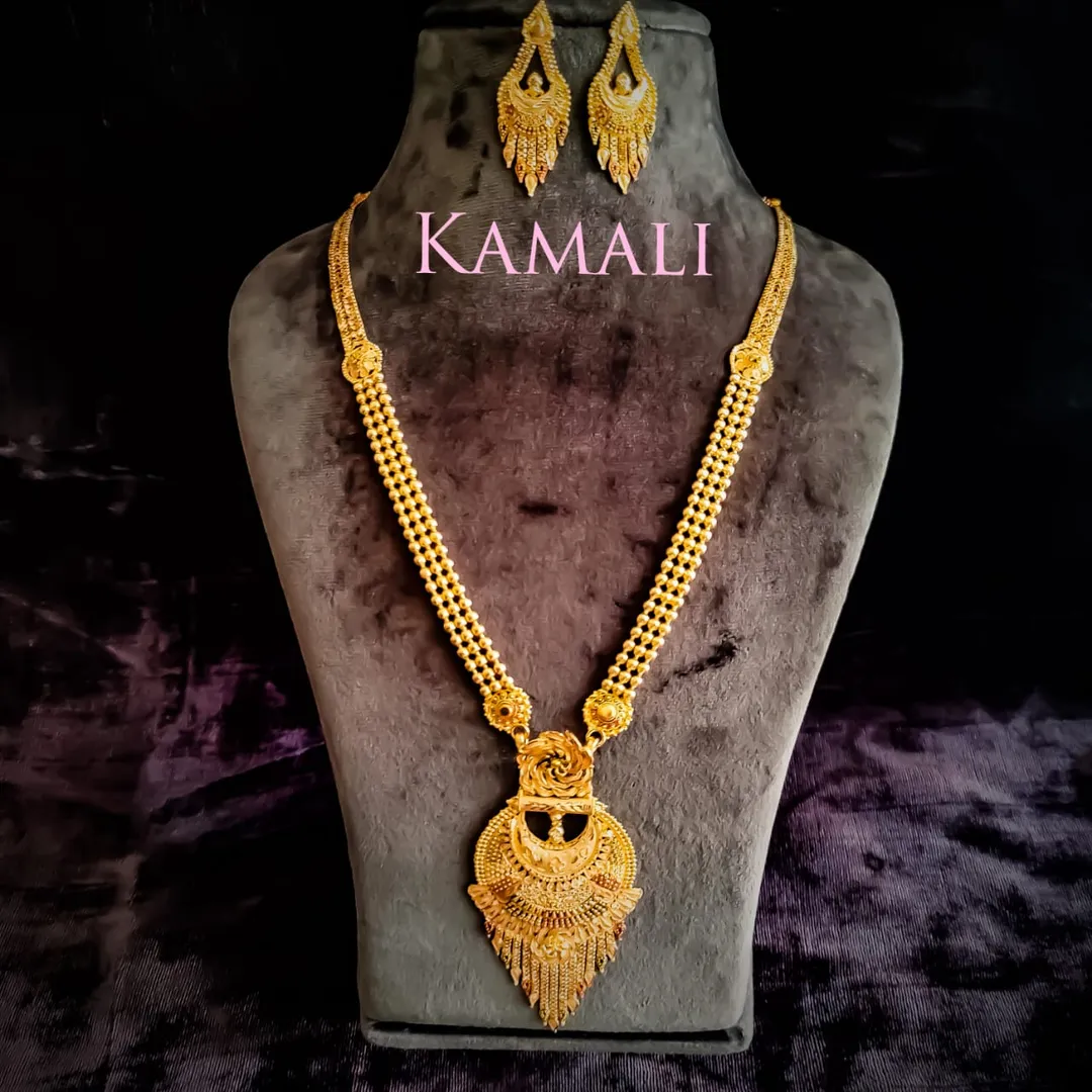 Gold Mix Impon Necklace and Haram sets
Kamali Qu...