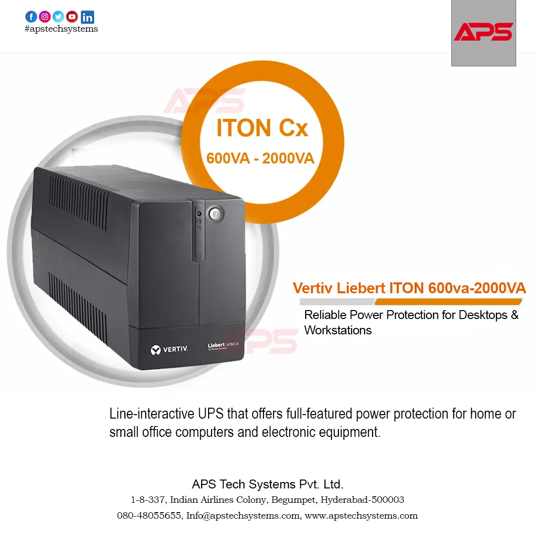 Line Interactive Home UPS
The Liebert itON is a L...