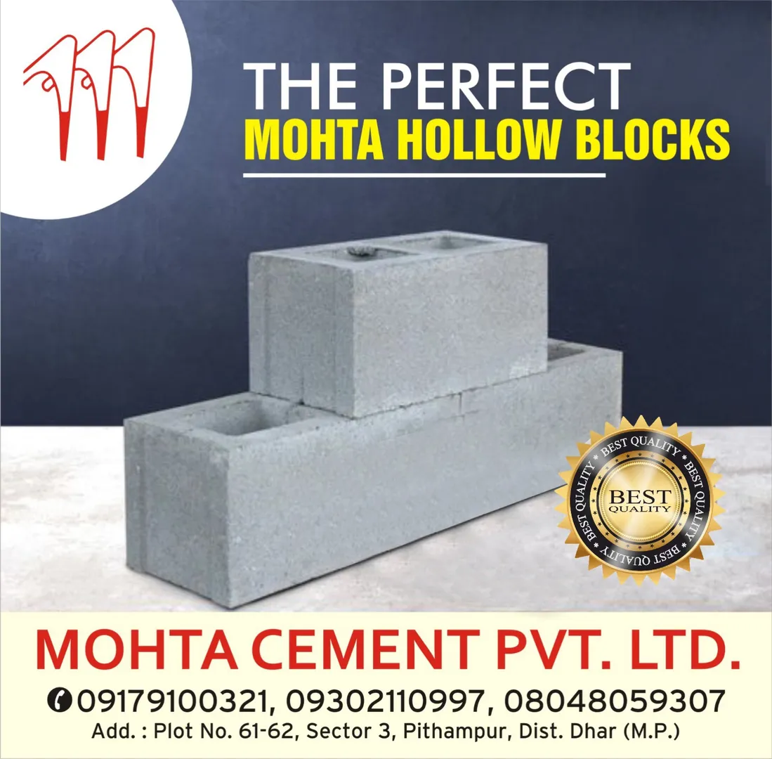 Best Manufacturer Of Concrete Hollow Blocks In Ind...