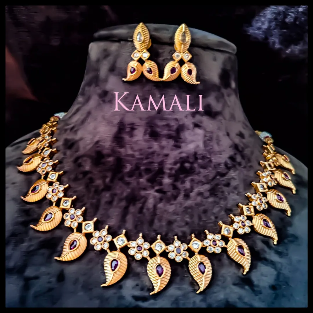 Mango Necklace set
Artificial Gold Plated Jewelle...