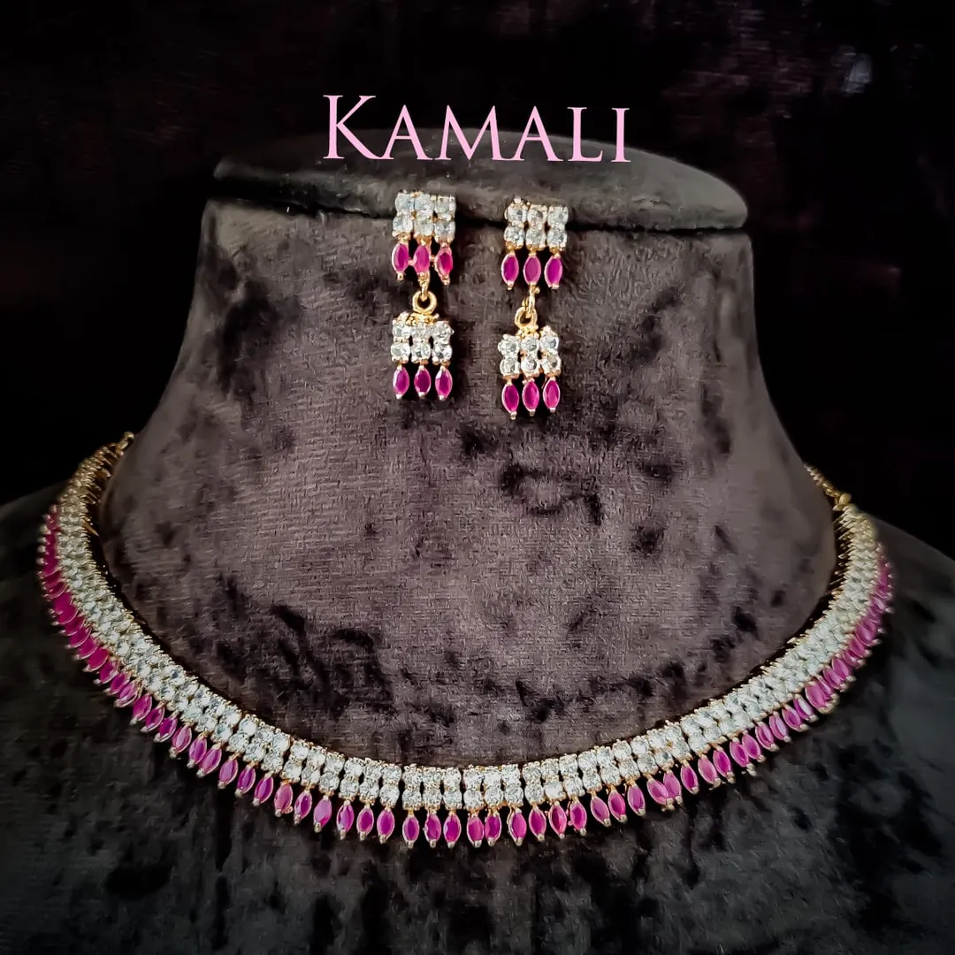 Pearl and Ruby Collections with Stud and drops
Ka...
