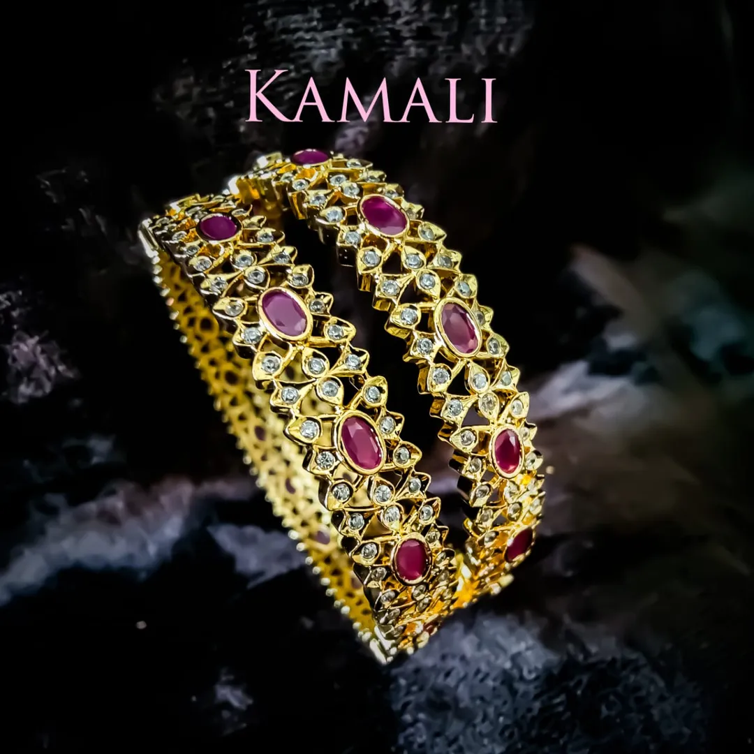 CZ and Kempu Bangles Collections
Artificial Gold ...