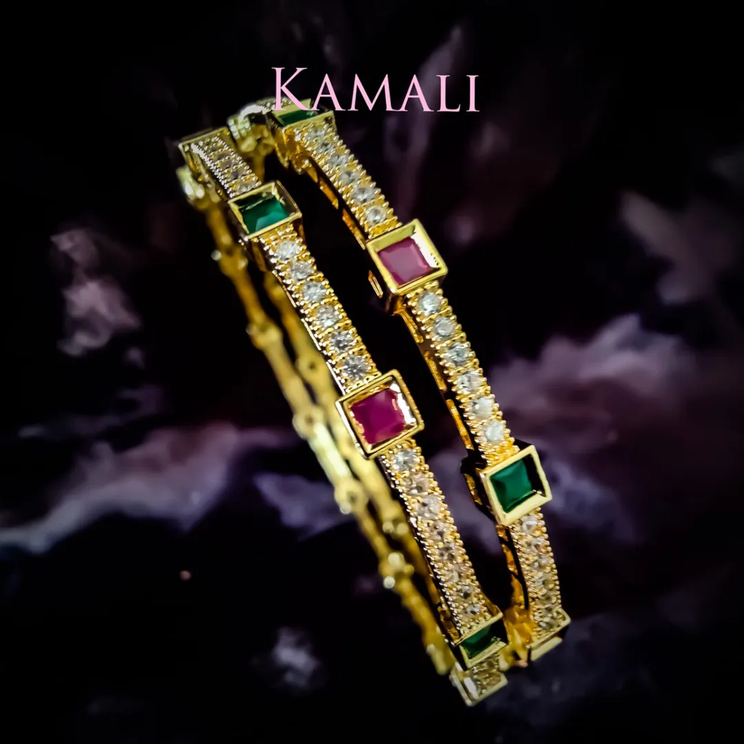 CZ and Kempu stone Bangles
Lazuli Collections
Ka...