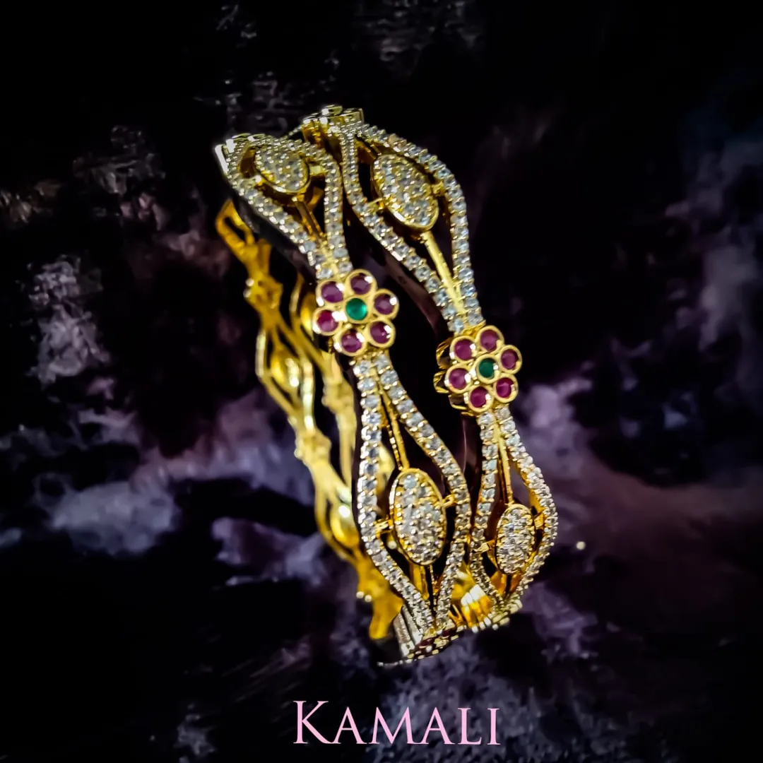 CZ and Kempu stone Bangles
Lazuli Collections
Ka...