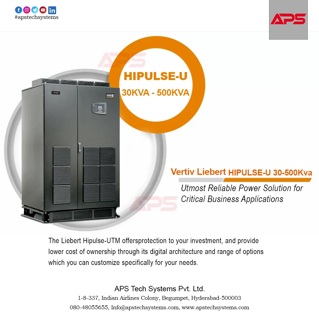 Online UPS Systems Liebert Hipulse-U
The Liebert ...