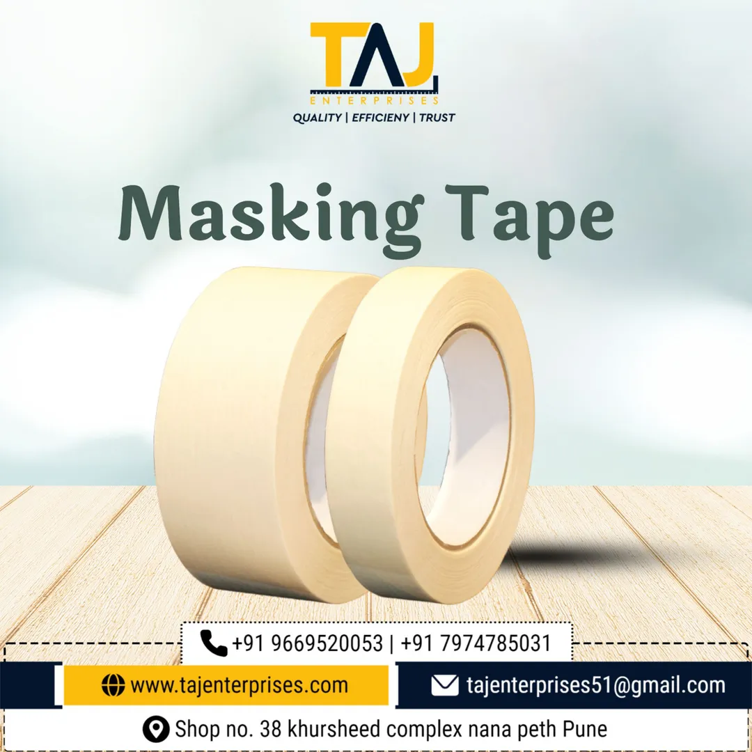 #TAJENTERPRISES
#maskingtape #bobtape #radiumtape ...