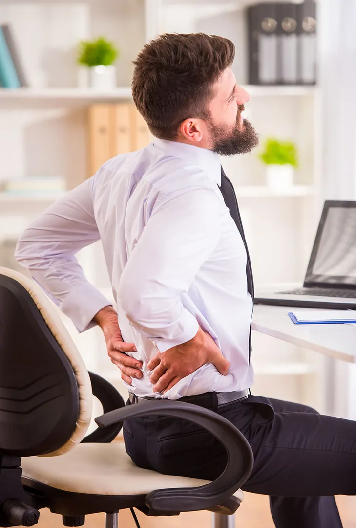 Back pain is a common issue among IT professionals...