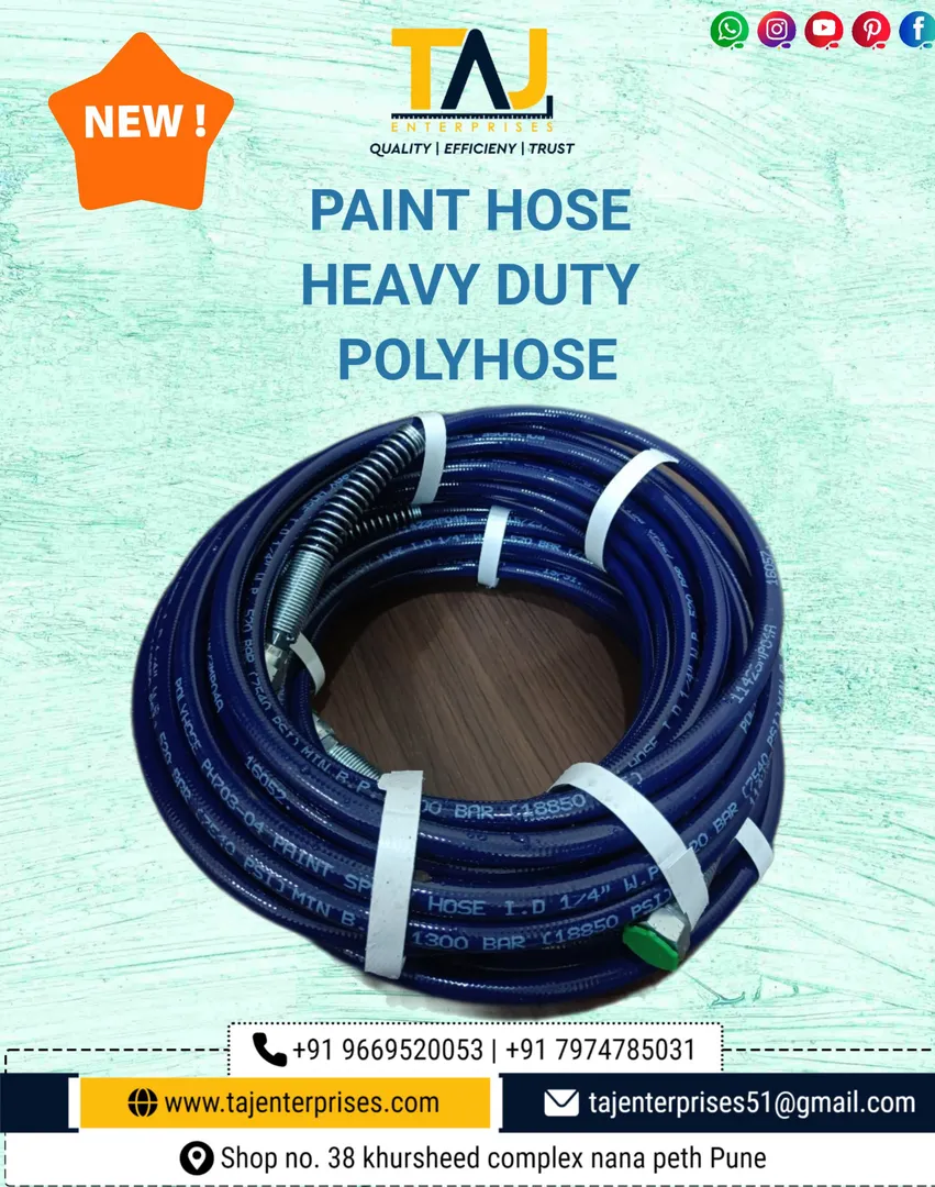#TAJENTERPRISES
#PAINTHOSE #POLYHOSE #PH324 #INDIA...