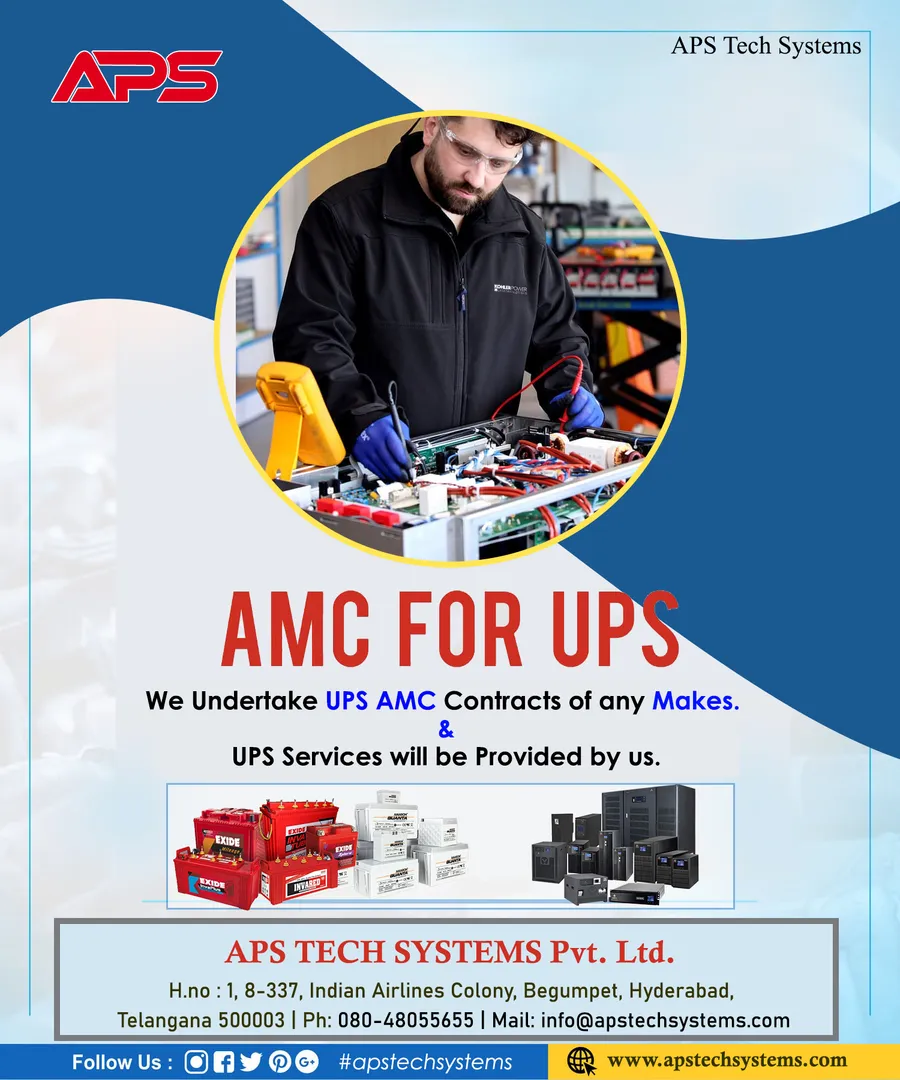 UPS AMC Service in Telangana & Andhra Pradesh
UPS...