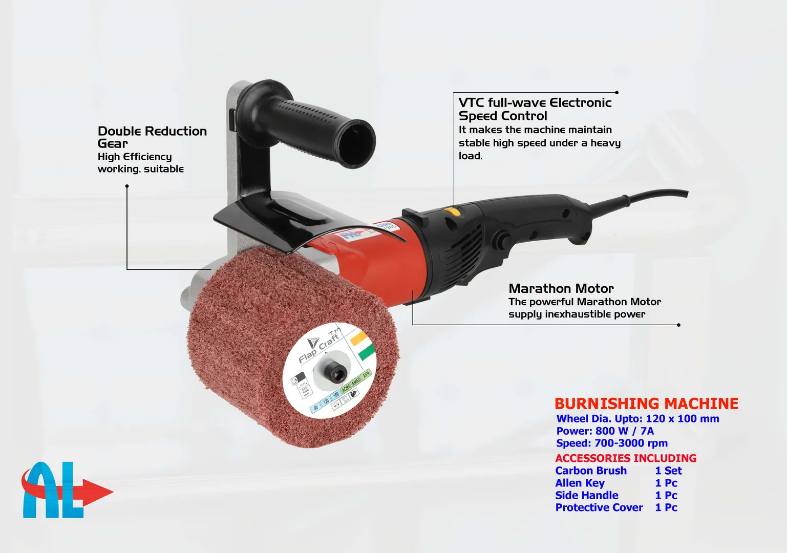 A burnishing machine is a device that uses a rotat...