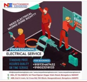 Professional electrical Service
We at Navyashree E...