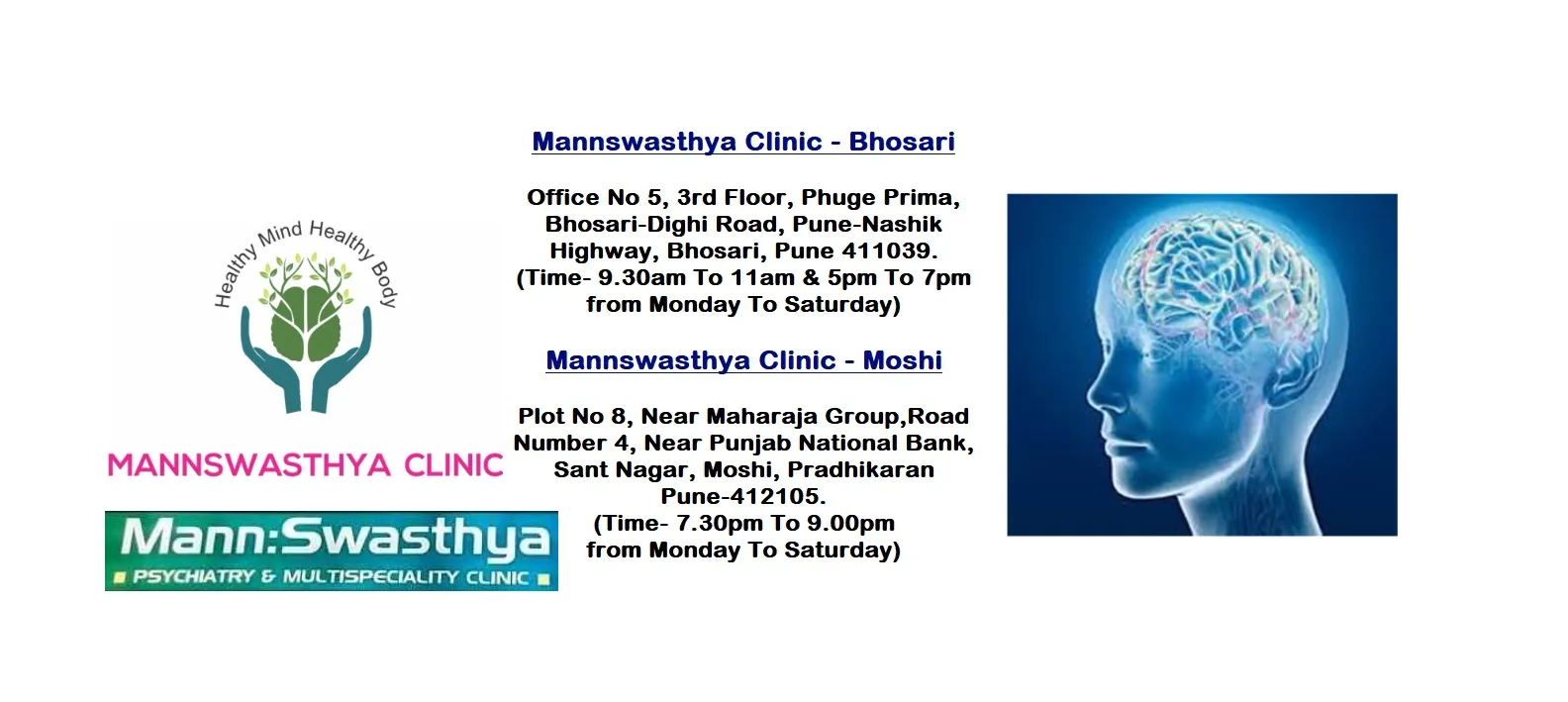 Psychiatrist Doctor in Bhosari and Pimpri Chinchwa...