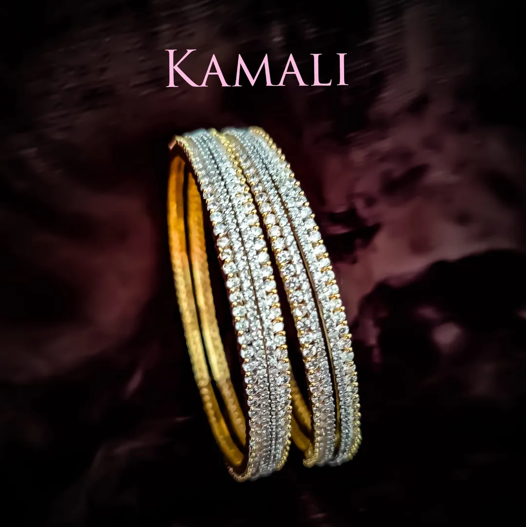 2 lines Bangles
CZ White Stone Bangles
Kamali Qu...