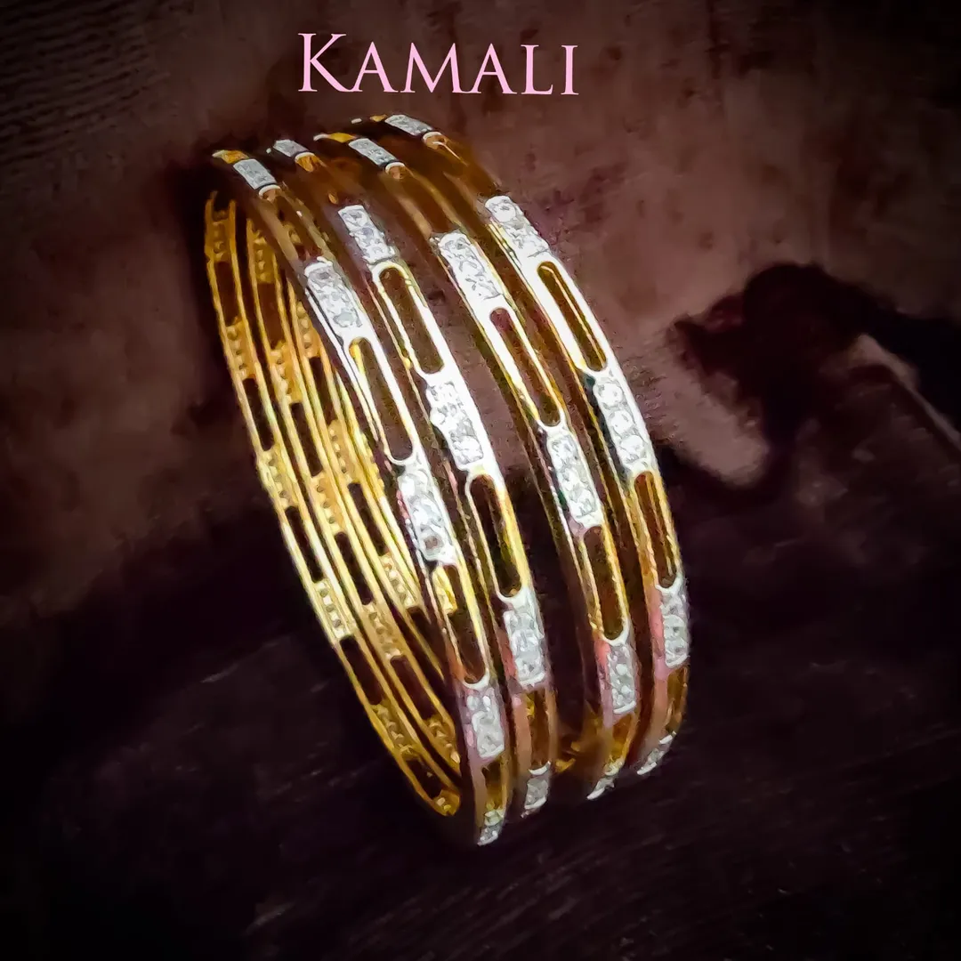CZ White Stone Bangles
Exclusive Lazuli Collectio...