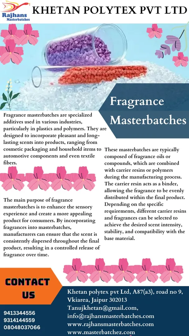 #FragranceMasterbatches Fragrance masterbatches ar...