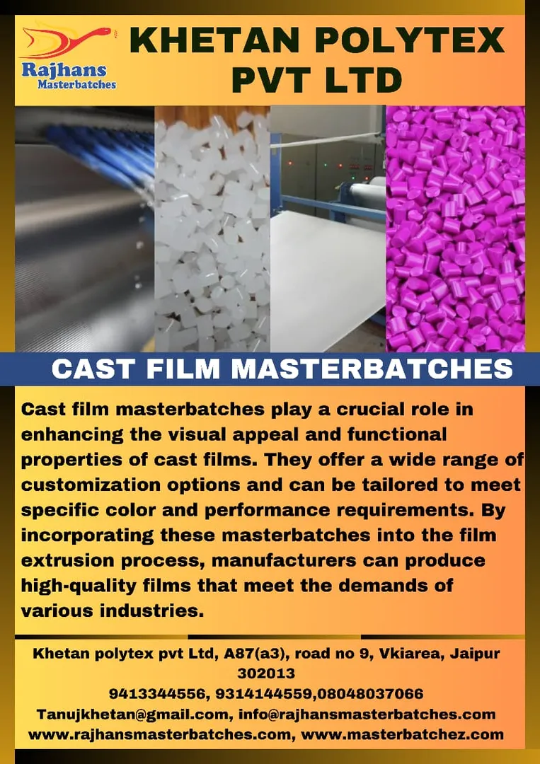 #CastFilmMasterbatches Cast film masterbatches pla...
