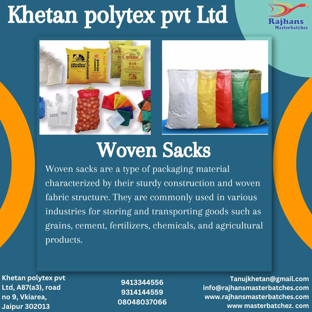 #wovensacks Woven sacks are a type of packaging ma...
