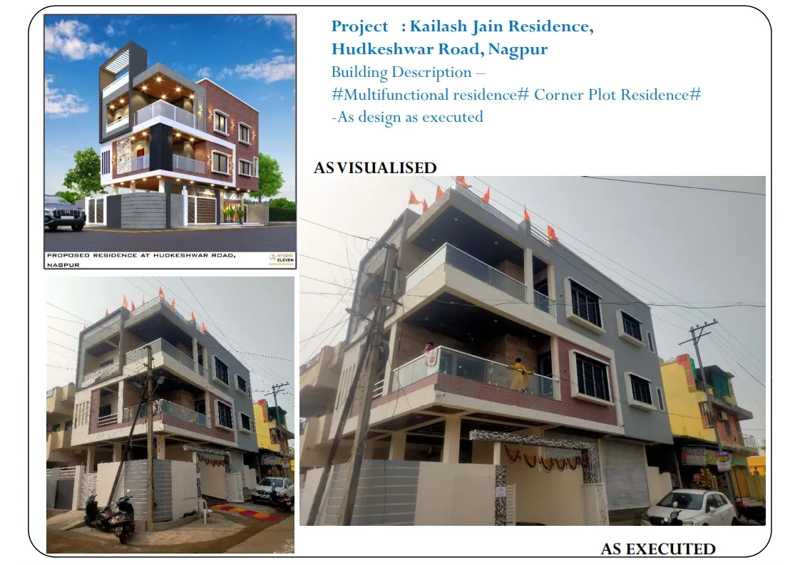 Project : Kailash Jain Residence,
Hudkeshwar Ro...