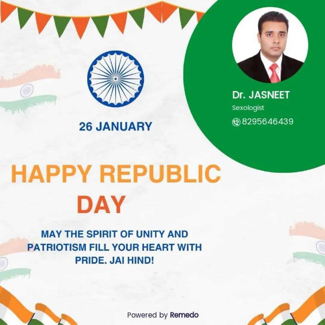 Best sexologist in karnal
Happy Republic Day, Indi...